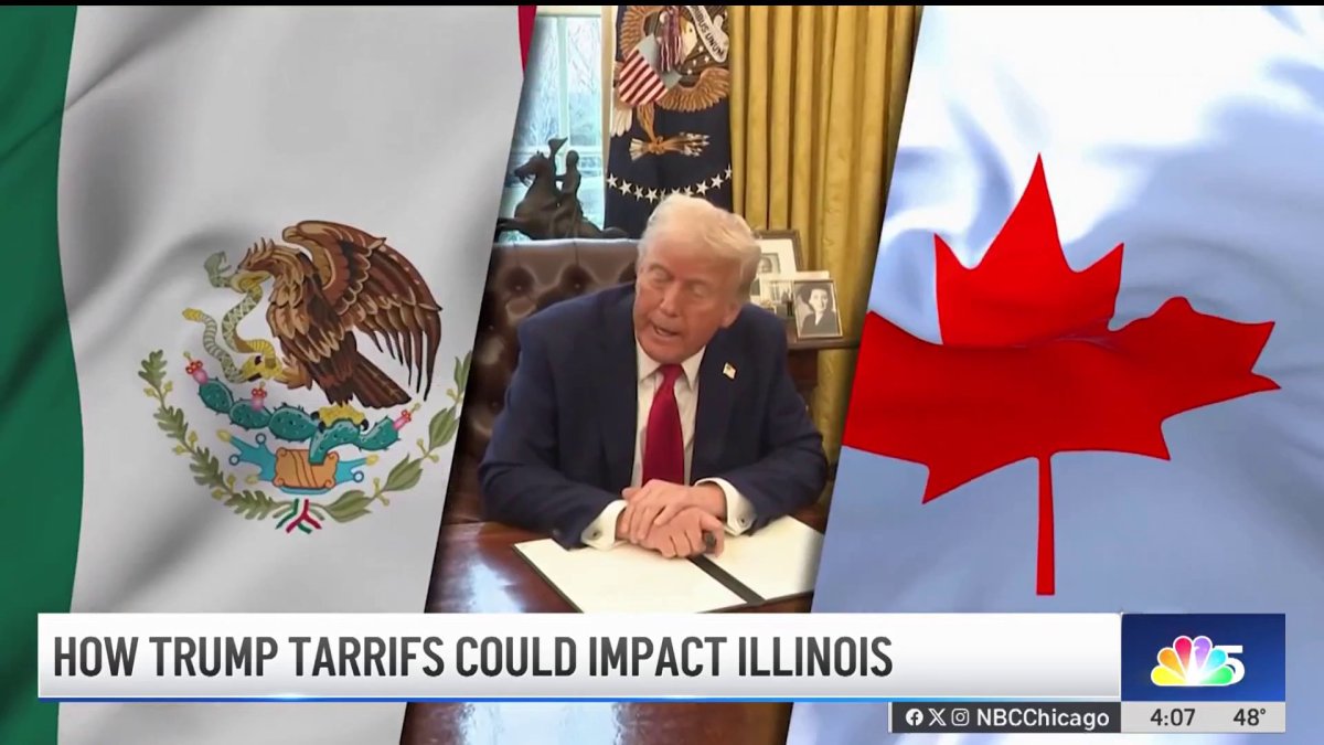 Trump-backed tariffs on Canada, Mexico to take effect  NBC Chicago [Video]