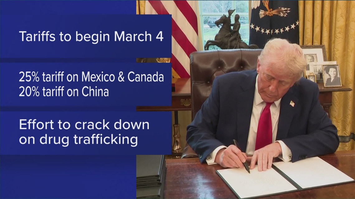 Tariffs on Canada and Mexico set to begin on March 4 [Video]