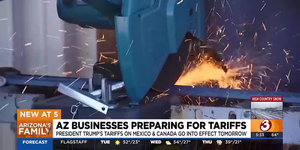 Southern Arizona steel businesses prep for incoming tariffs [Video]