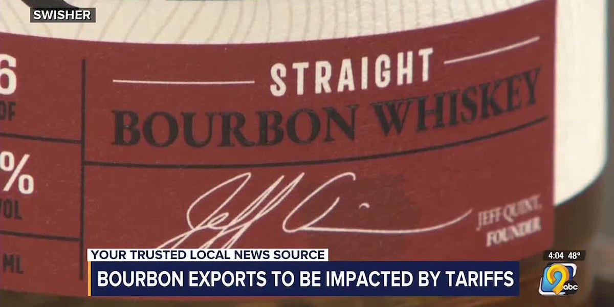 Bourbon sales could be impacted by retaliatory tariffs, local distillery says [Video]