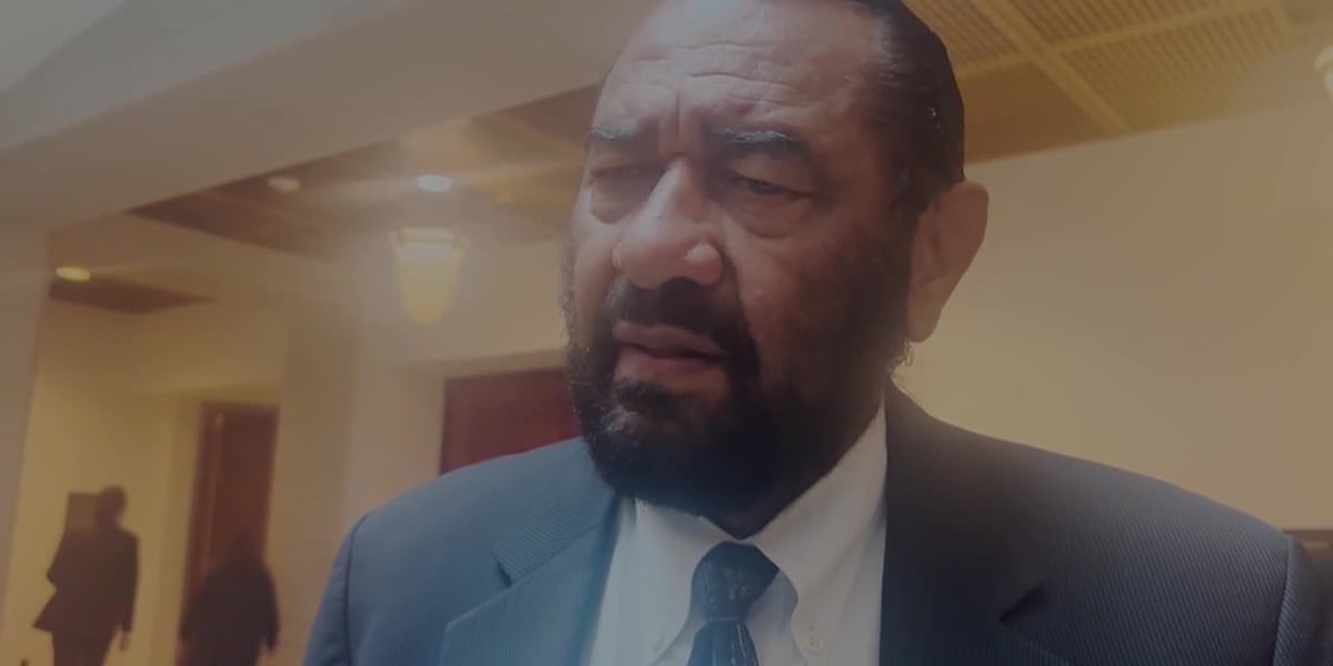 Rep. Al Green says he was speaking from his 