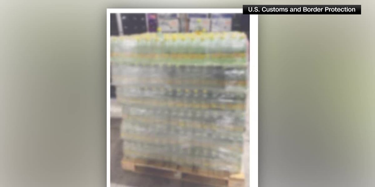 Agents seize massive amount of liquid meth at US-Mexico border [Video]