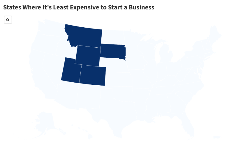 Map Shows Cheapest States To Start a Business in 2025 [Video]