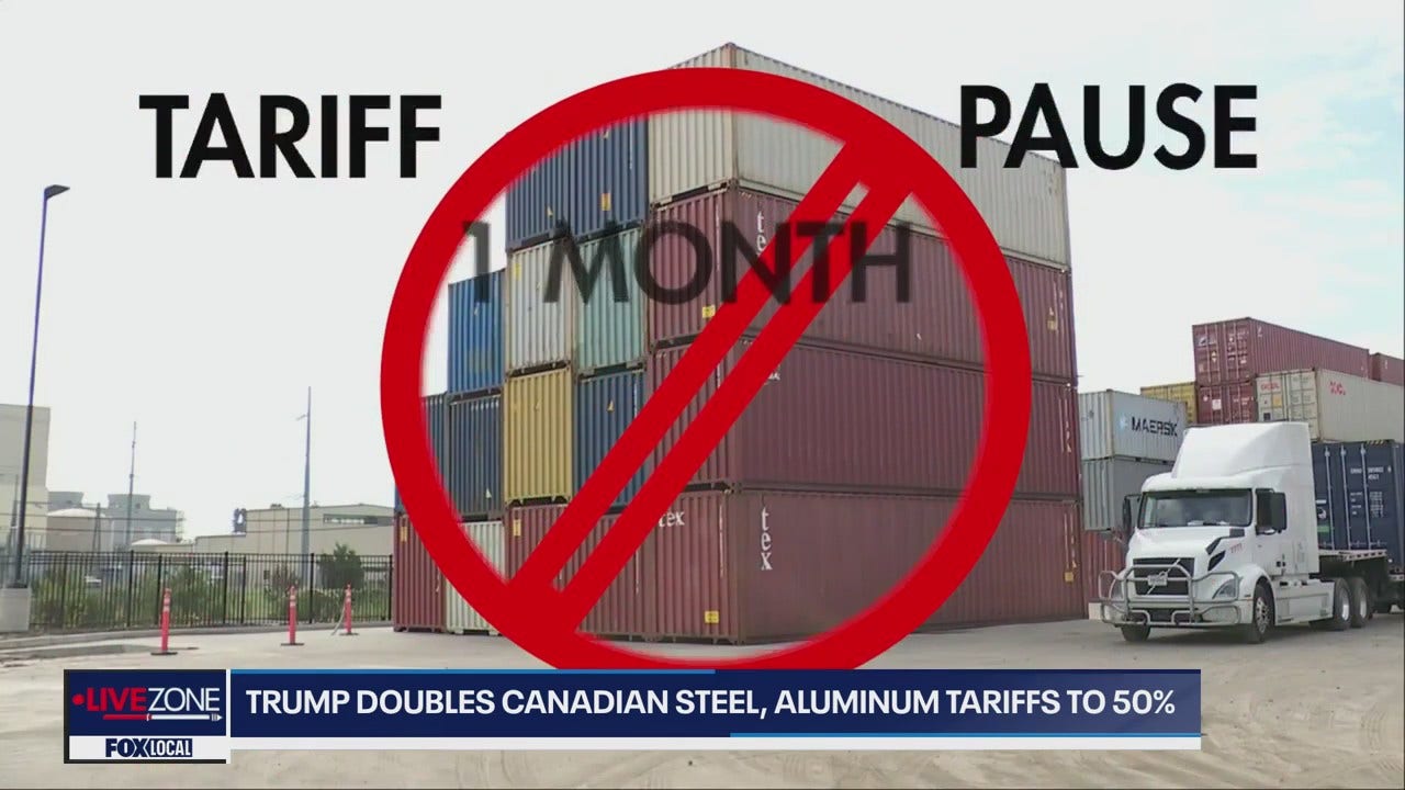 Trump doubles planned Canada tariffs to 50% [Video]