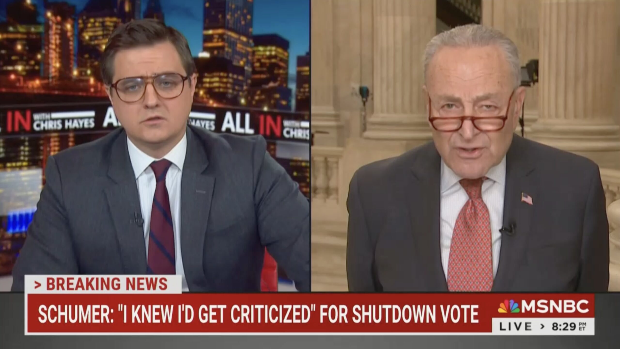 Chuck Schumer Apologizes After Calling Republicans ‘Bastards’ on MSNBC [Video]