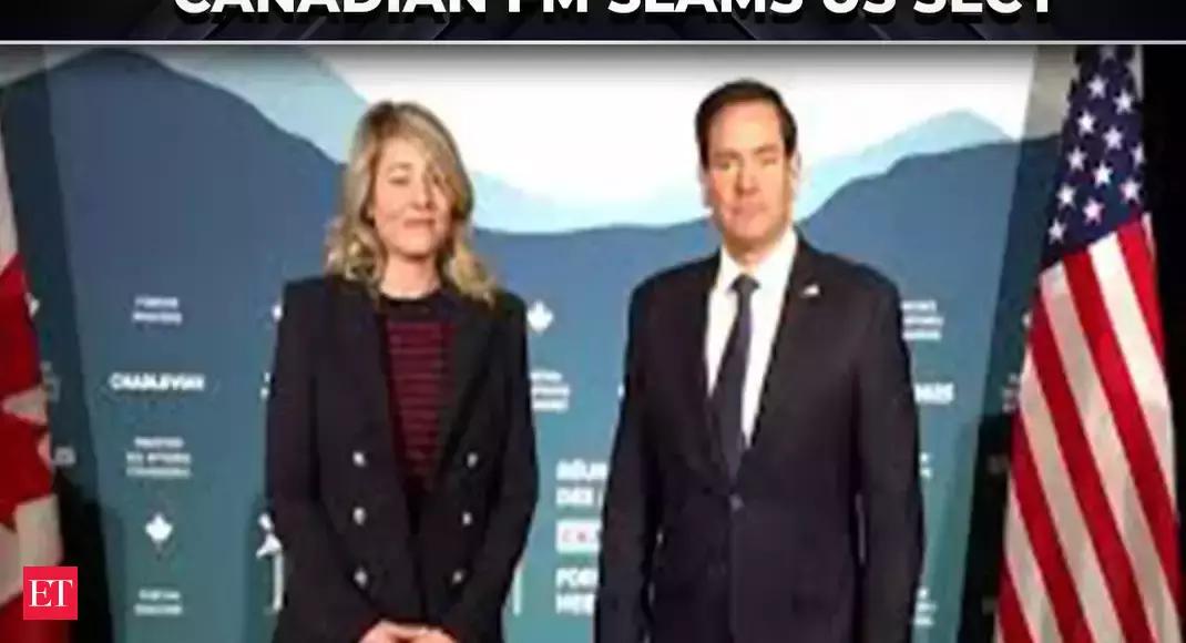 Canadian FM Joly slams US Secy of State Marco Rubio in G7, ‘Sovereignty is Non-Negotiable’ – The Economic Times Video