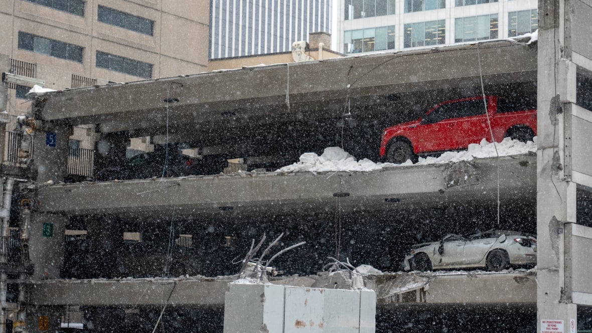 Owners will be getting their cars out soon from parking garage that partially collapsed [Video]