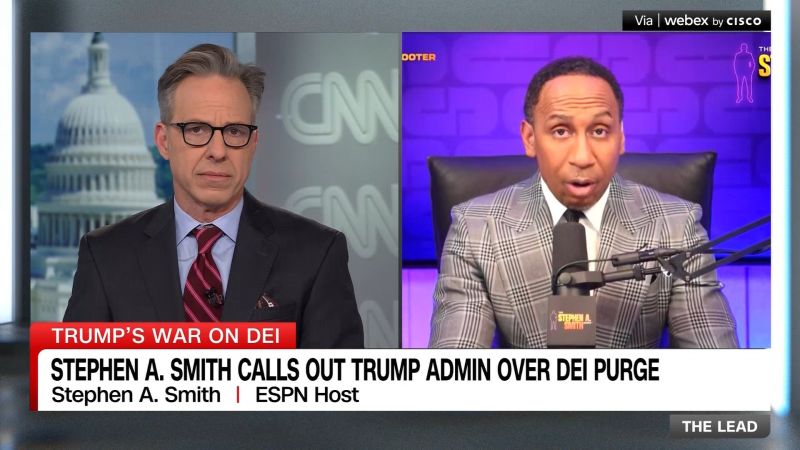 Stephen A. Smith calls out the Trump admins DEI purge [Video]