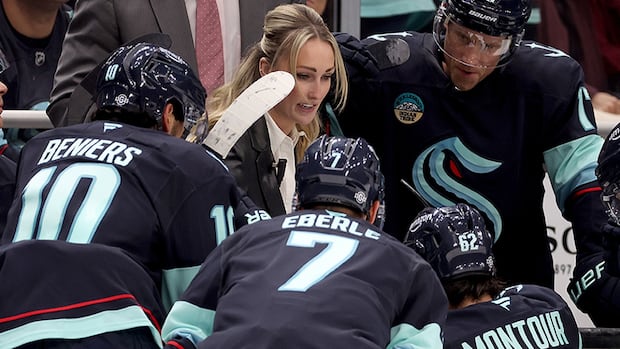 Rocanville, Sask., celebrates hometown hockey hero Jessica Campbell, 1st woman to coach from an NHL bench [Video]