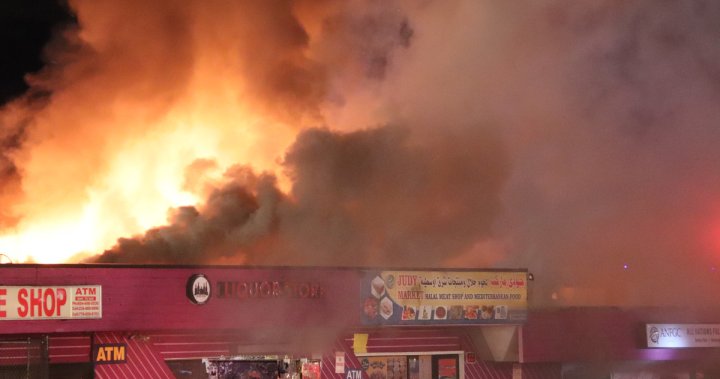 Multiple businesses destroyed after fire breaks out at City Centre strip mall – BC [Video]