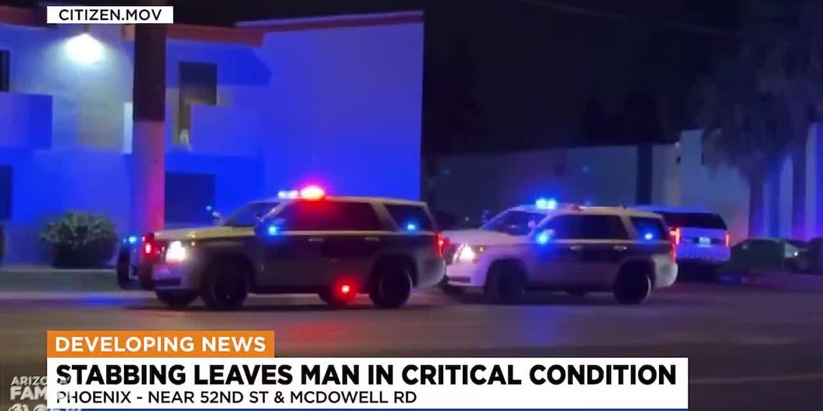 Stabbing in Phoenix leaves man in critical condition [Video]