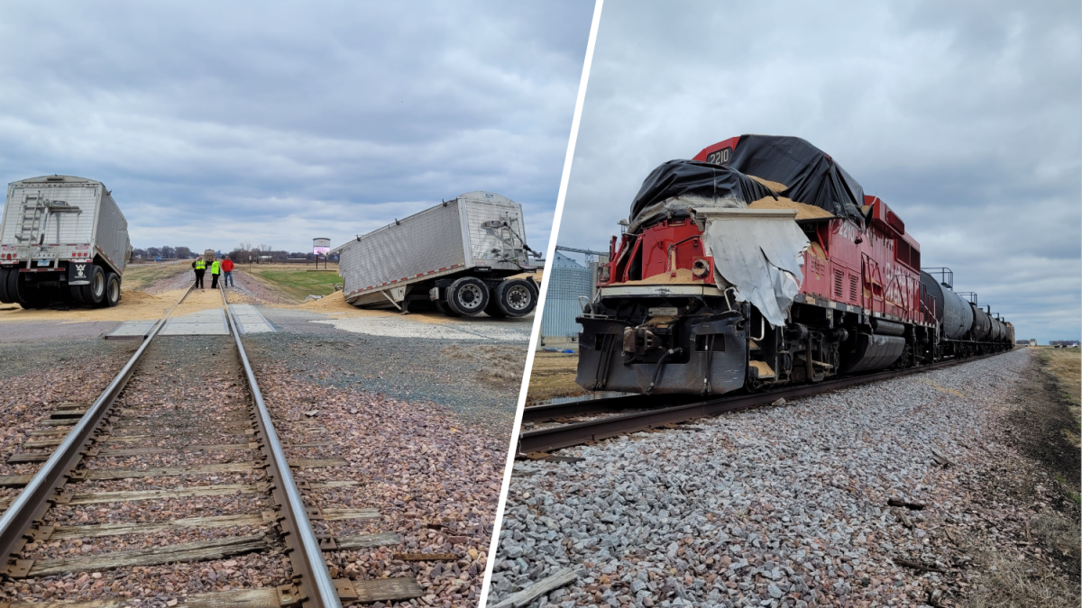 Train slams into semi-trailer in Minnesota  NBC10 Philadelphia [Video]