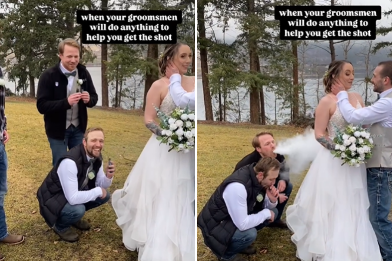 Photographer Asks Guests To Blow ‘Vape Clouds’ Over BrideHere’s the Result [Video]