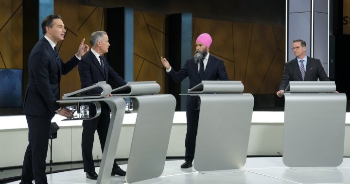 You, sir, are not a change: Party leaders target Carney in final election debate – National [Video]