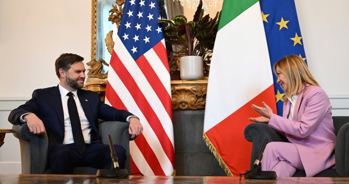 JD Vance visits Italy for tariff talks, Good Friday service at Vatican – National [Video]
