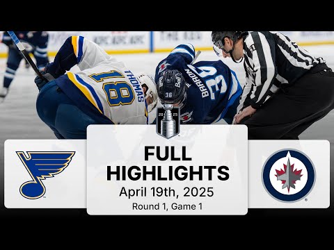 NHL Playoffs: Connor Clutch! Jets Rally Late to Sink Blues in Game 1 Thriller [Video]