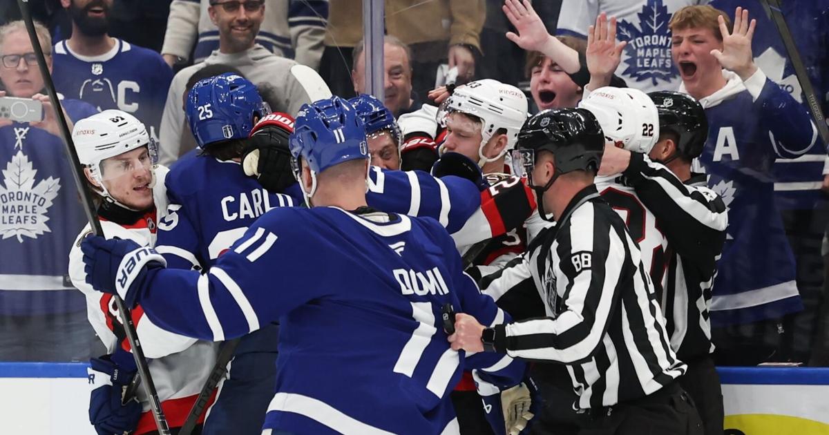 Game 1 of Battle of Ontario all Toronto [Video]