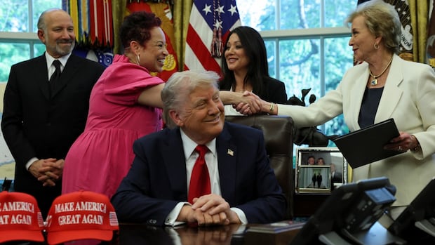 Trump reinserts himself into Canadian politics, saying ‘as a state, it works great’ [Video]