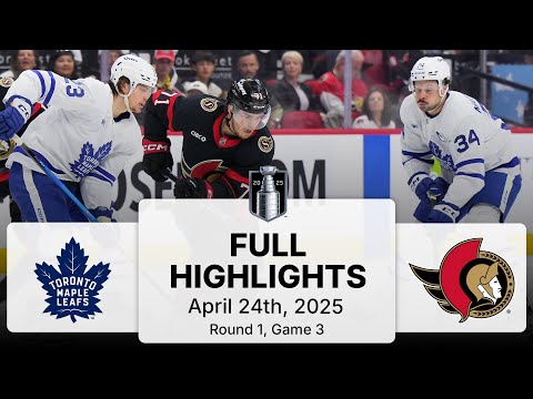 Mr. Overtime: Benoit Buries Senators with OT Winner as Leafs Take Commanding 3-0 Series Lead [Video]