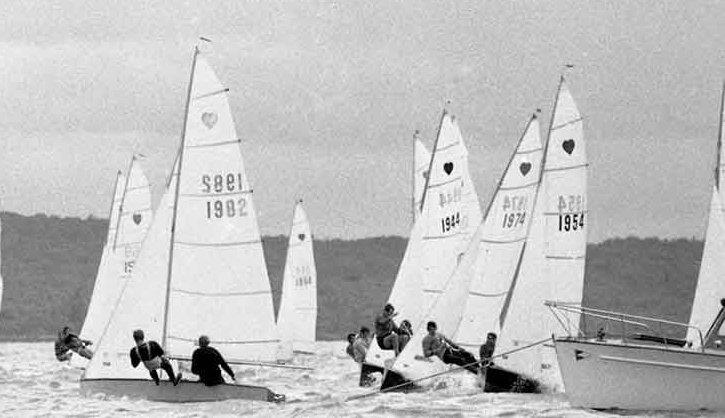 The oldest video footage of Cherub racing dinghies