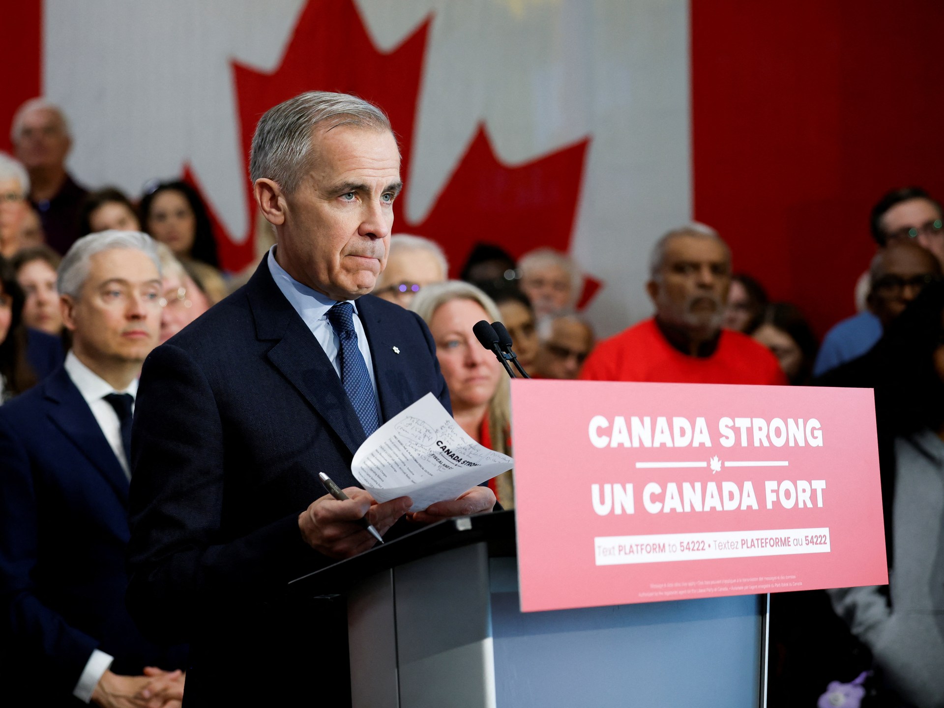 In Canadas election, voters appear on track to rebuke Trumps trade war | Business and Economy News [Video]