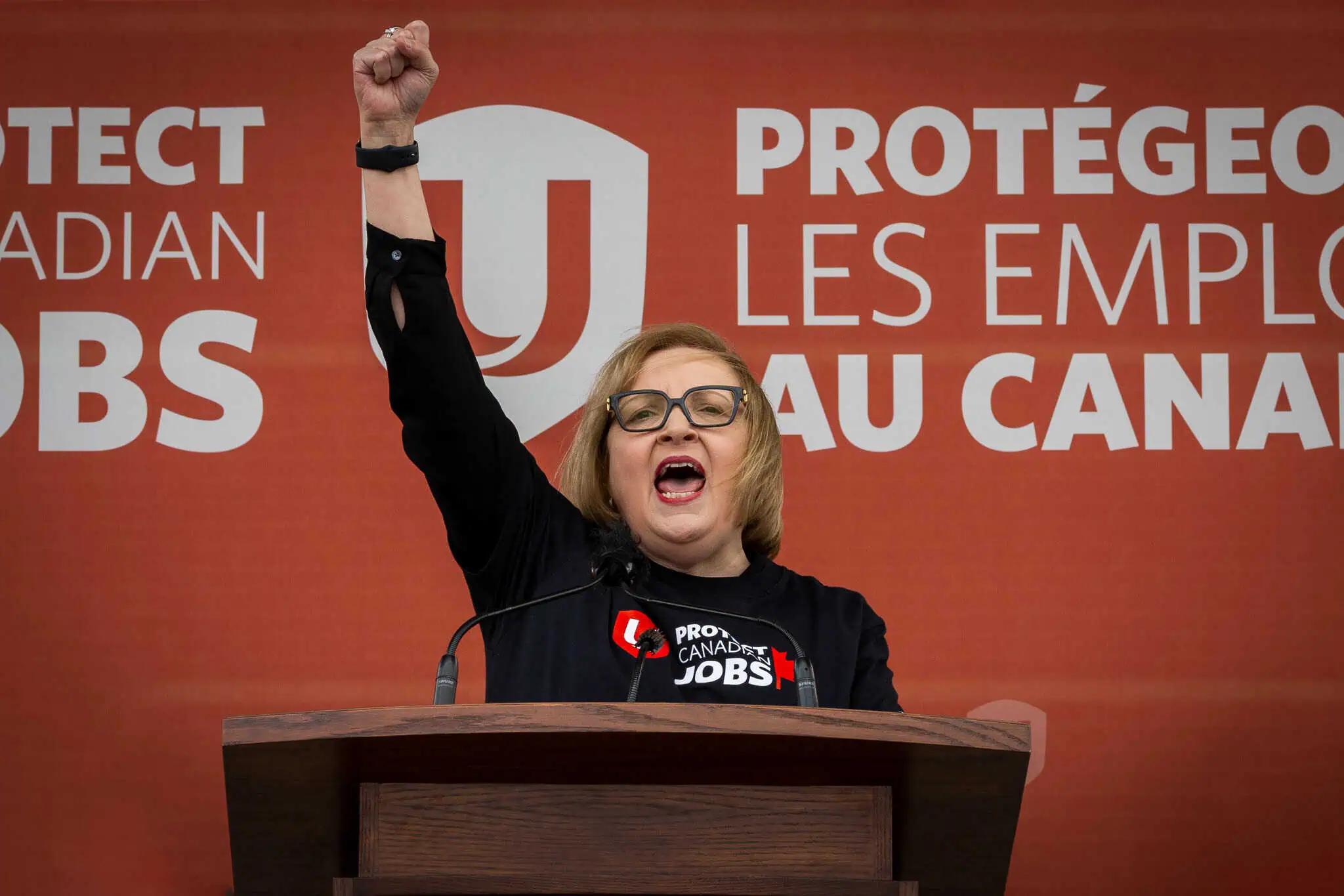 Thousands of Ontario workers rallied against U.S. President Donald Trump’s tariffs this weekend [Video]