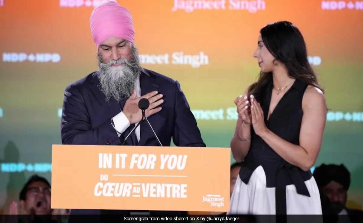 Video: Pro-Khalistan Jagmeet Singh Breaks Down After Crushing Canada Defeat [Video]
