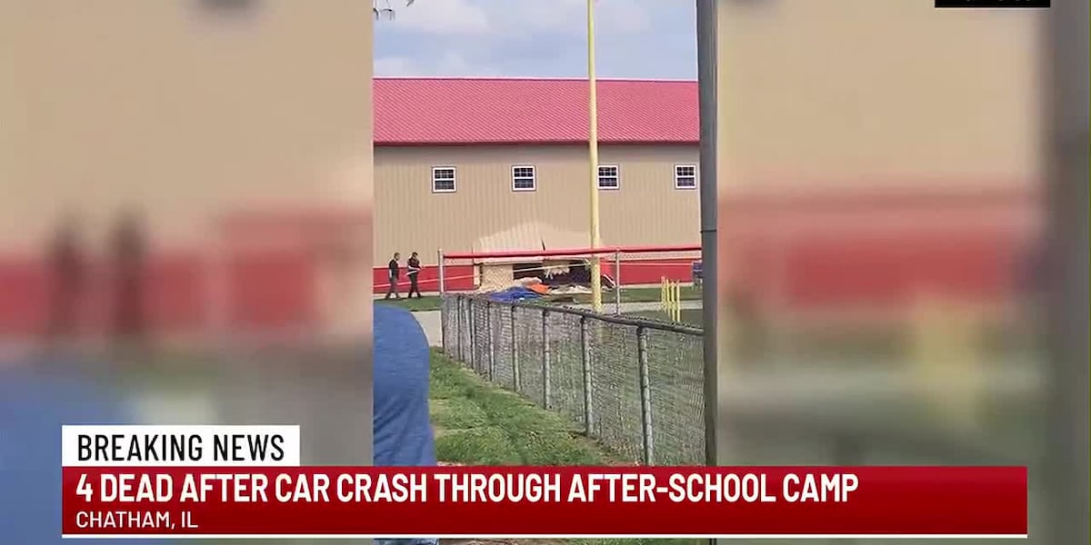 4 dead after car crashes through after-school camp [Video]