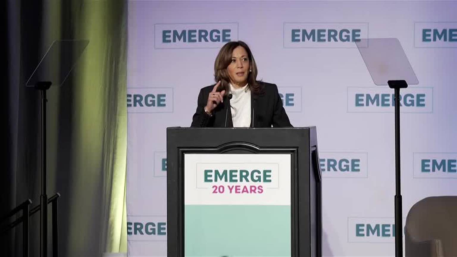 Video: Kamala Harris slams Trump in first big speech since inauguration [Video]