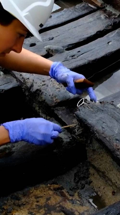 Medieval shipwreck uncovered in Barcelona [Video]