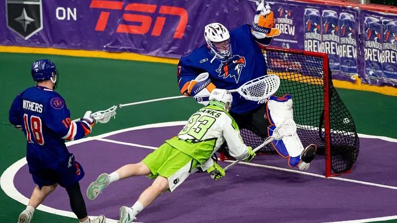 Rush steamroll Thunderbirds 16-7 in Game 1 of NLL semifinals [Video]