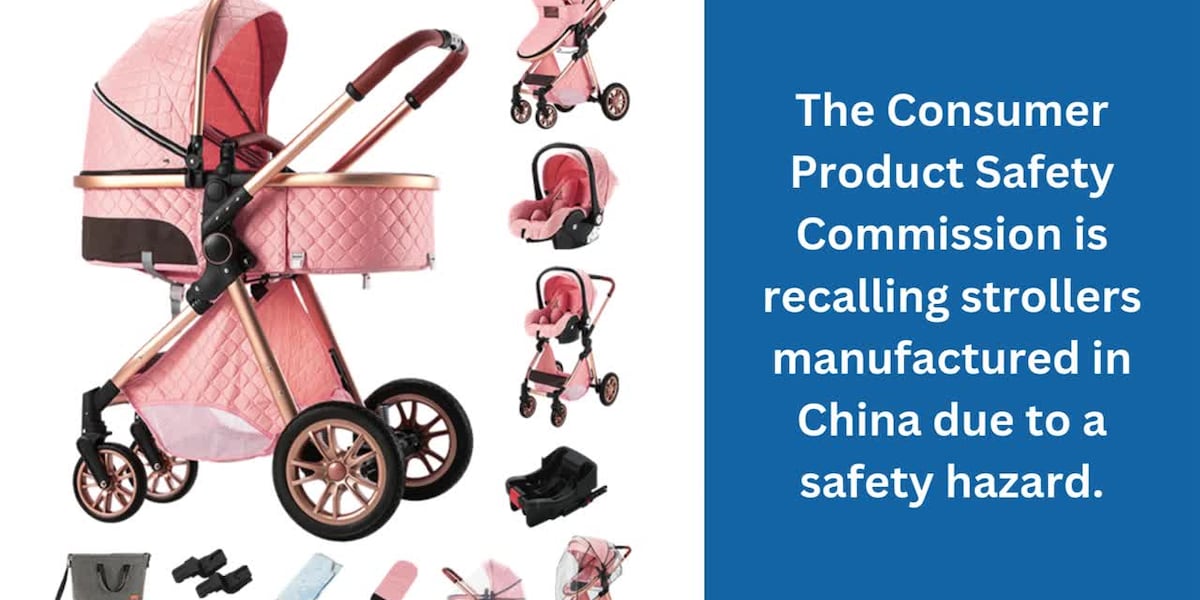 Strollers recalled due to risk of entrapment [Video]