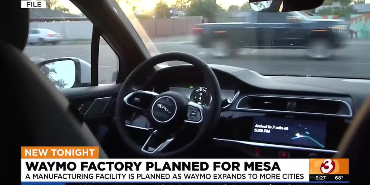 Waymo manufacturing expanding to Mesa [Video]