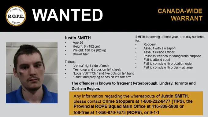 Man known to frequent several Ontario cities wanted by police [Video]