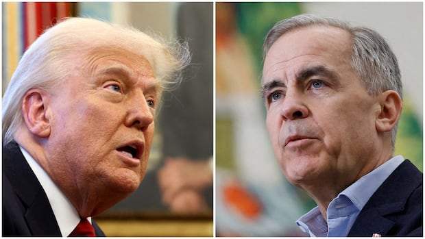 Carney arrives at the White House for 1st meeting with Trump to discuss tariffs, Canada-U.S. relations [Video]