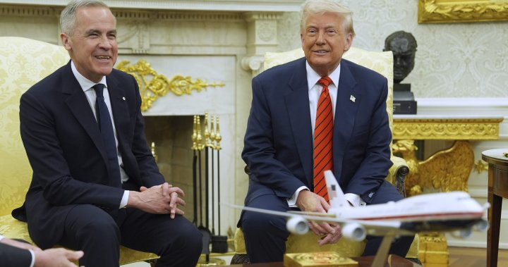 Carney tells Trump that Canada never for sale during White House meeting – National [Video]
