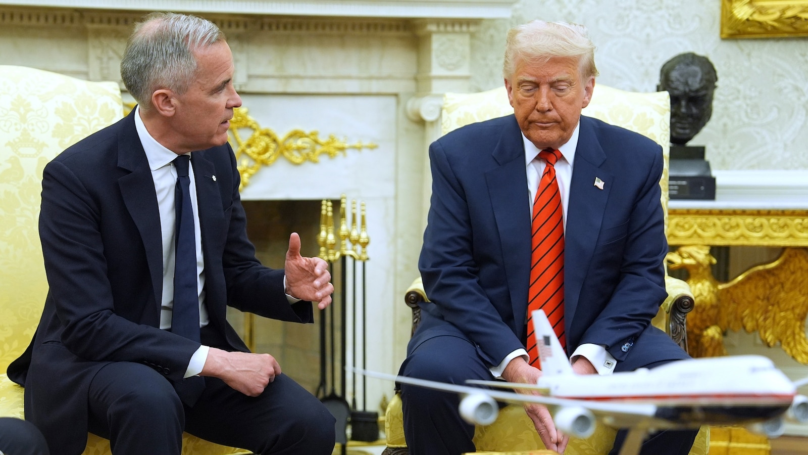 Carney says Canada ‘not for sale’ after Trump pushes 51st state in Oval Office meeting [Video]