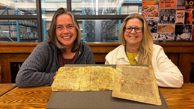 Medieval sheet music with ‘neumes’ now on display for the public to see in London [Video]