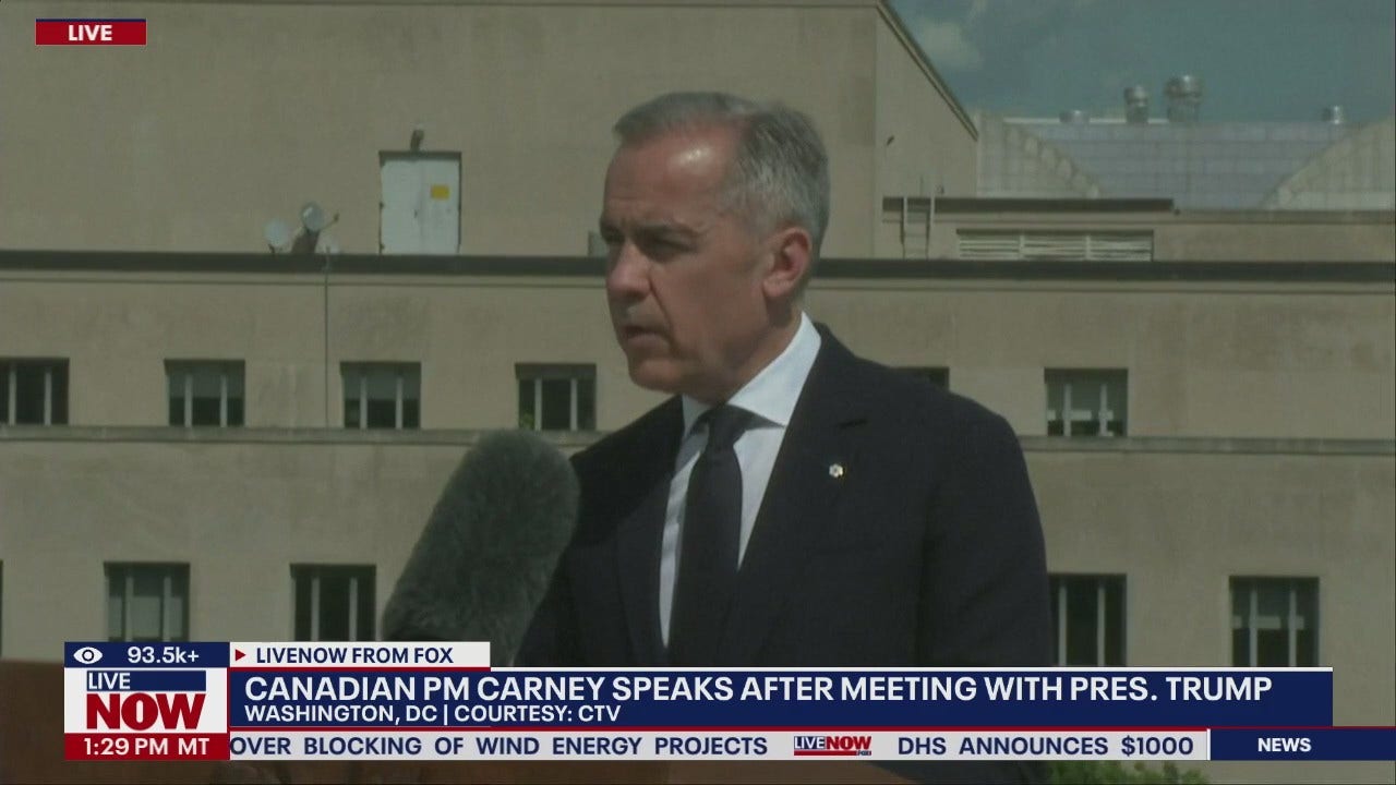 Canadian PM Mark Carney speaks after meeting with Trump [Video]