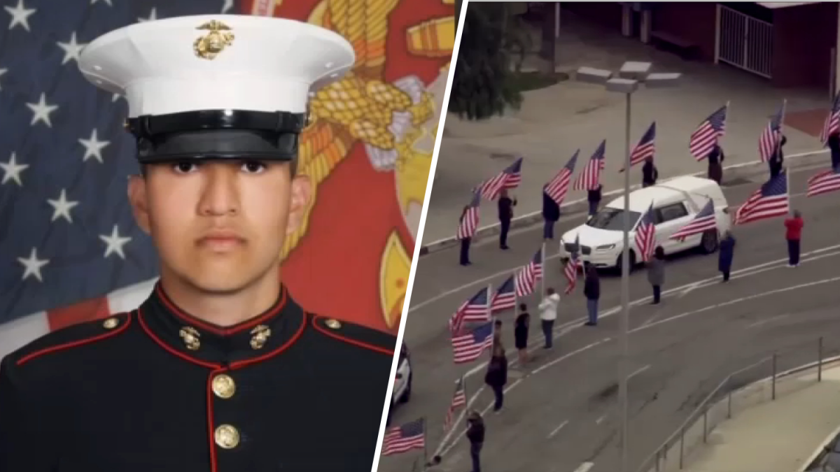 Procession held for Riverside Marine killed on duty in New Mexico  NBC 7 San Diego [Video]