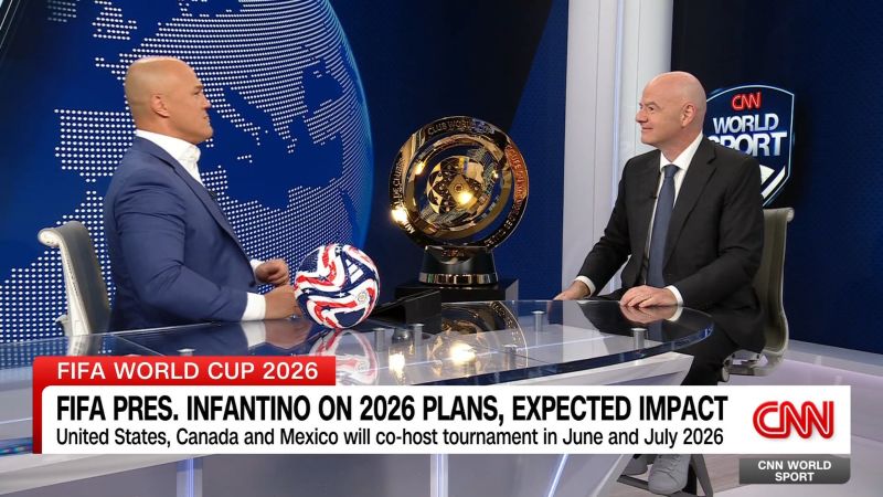 FIFA President Gianni Infantino looks ahead to the 2026 World Cup in North America [Video]