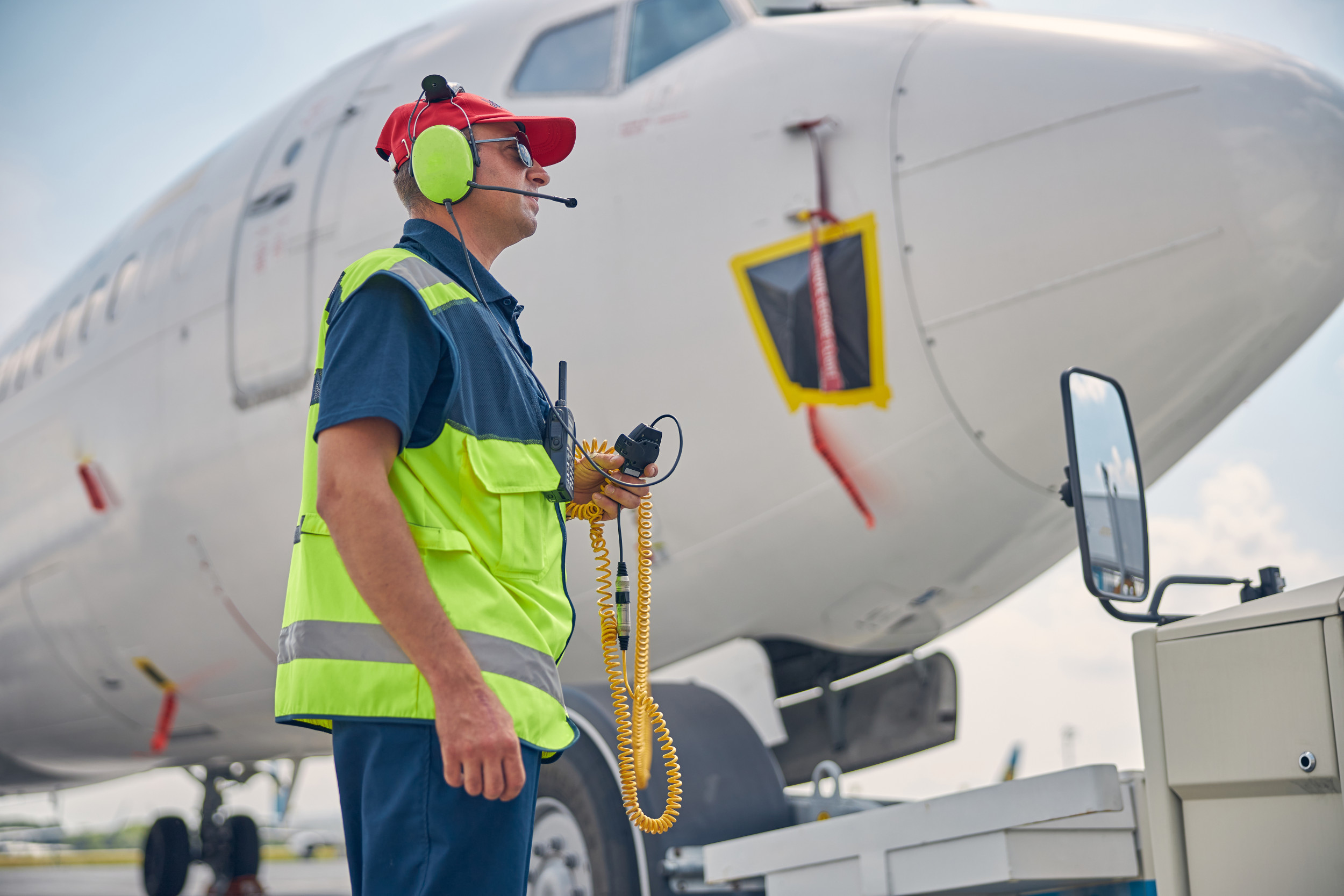 Confusion As Airport Worker Appears To Guide Plane ‘On a Leash’Here’s Why [Video]
