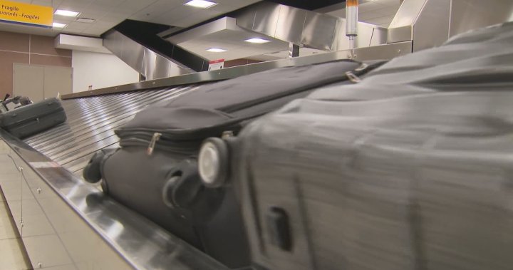 Alberta woman dealing with lost luggage, despite AirTag location [Video]