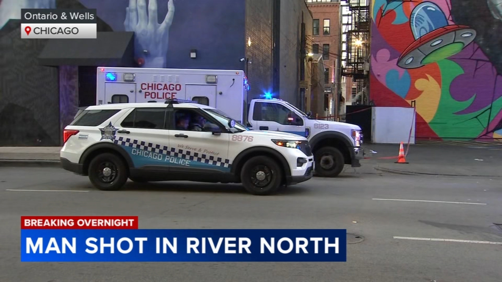 River North shooting today: Man shot during fight outside club in 100-block of West Ontario Street, Chicago Police Department says [Video]
