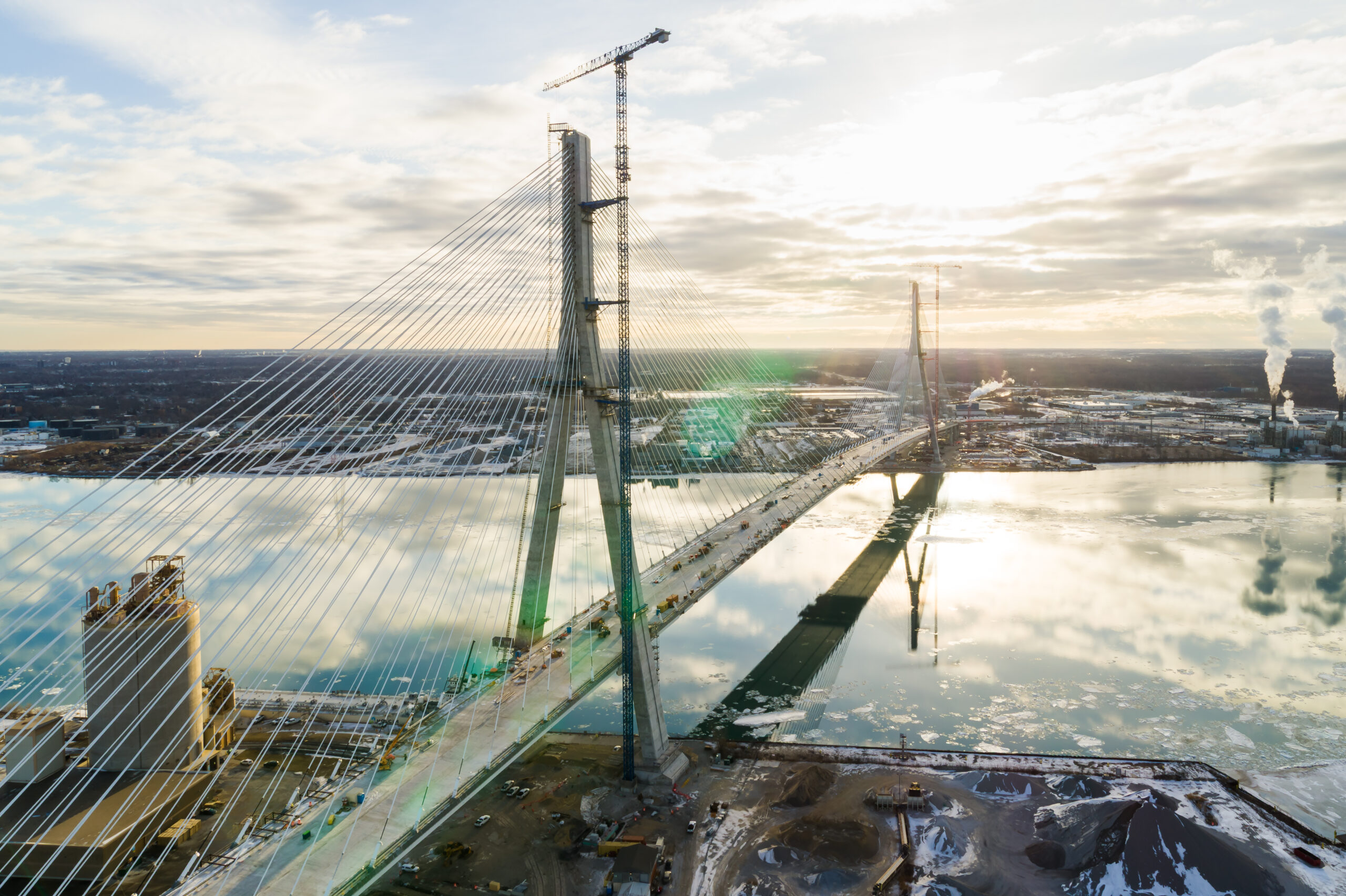 America’s Longest Cable-Stayed Bridge To Link US With Canada [Video]