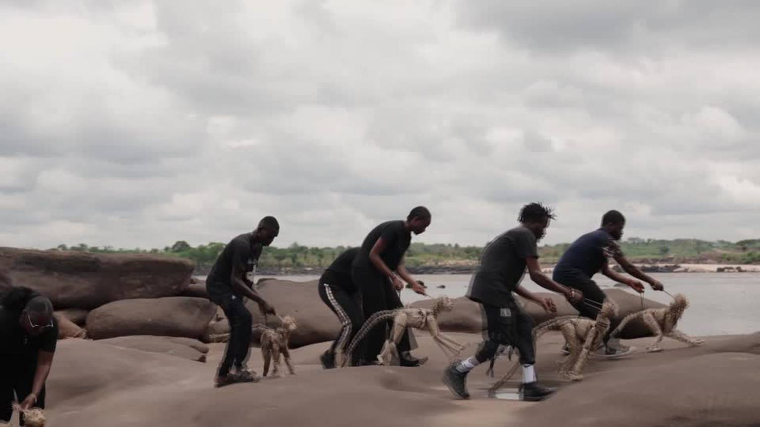 Giant puppet herd embarks on 12,000 mile Africa-Arctic migration [Video]