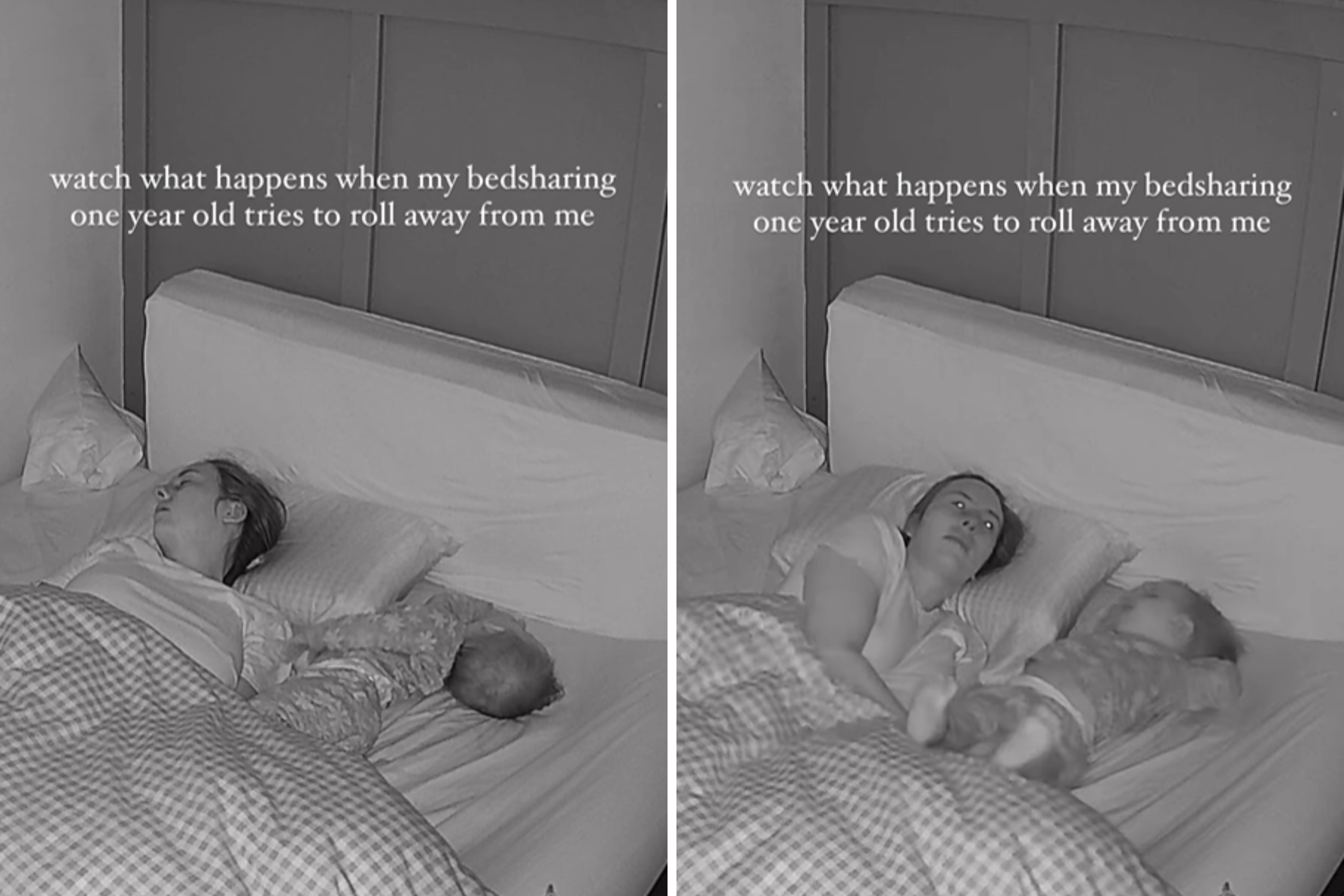 Baby Rolls Away While SleepingMom’s Quick Thinking Caught on Camera [Video]