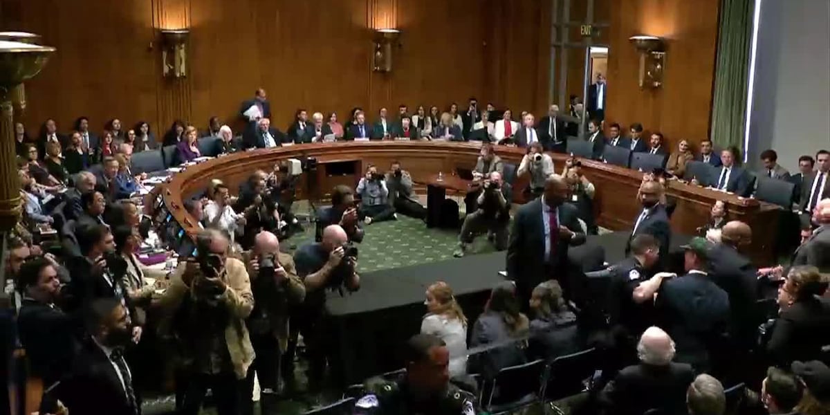 Protesters disrupt RFK Jr.’s testimony [Video]