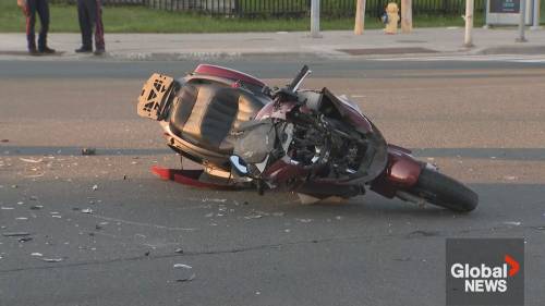 Father and 11-year-old son riding on motorcycle killed in Toronto crash [Video]