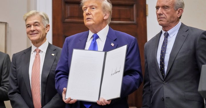 Trump wants to equalize and lower drug prices. Could Canada be impacted? - National [Video]